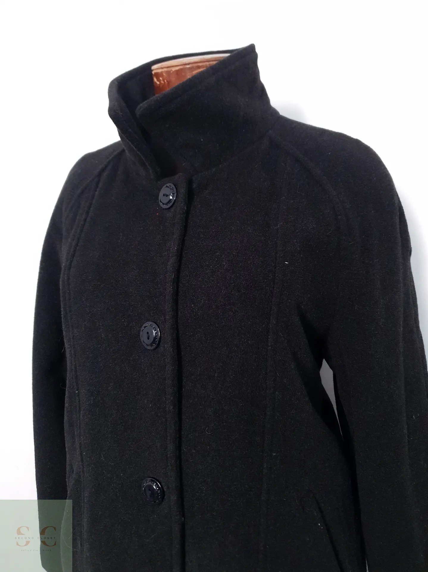 Abrigo Mujer Lana Marengo Talla XL 8