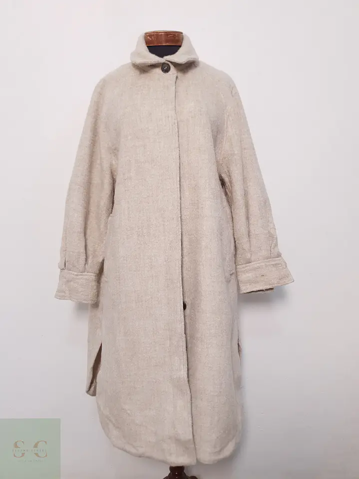 Abrigo Mujer H&M Beige Talla XL 5