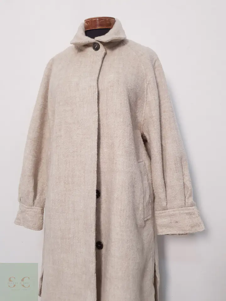 Abrigo Mujer H&M Beige Talla XL 9