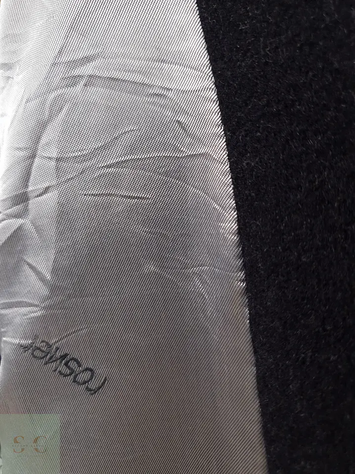 Abrigo Mujer Rosner Lana Virgen y Cashmere Negro Talla XL 15