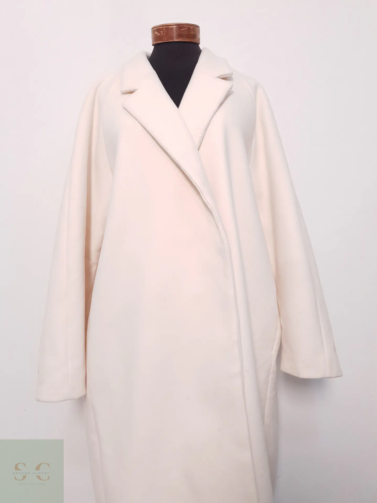 Abrigo Mujer H&M Crudo Talla XXL 2