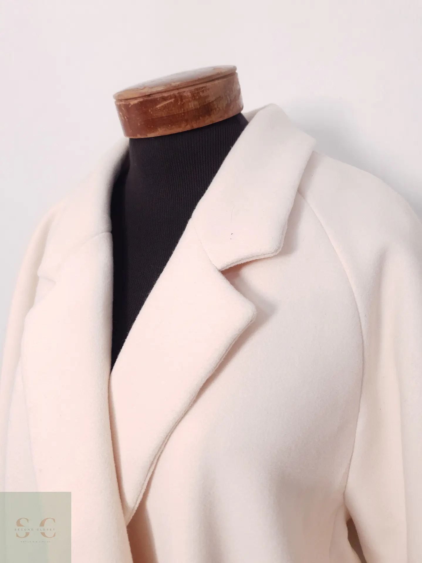 Abrigo Mujer H&M Crudo Talla XXL 8