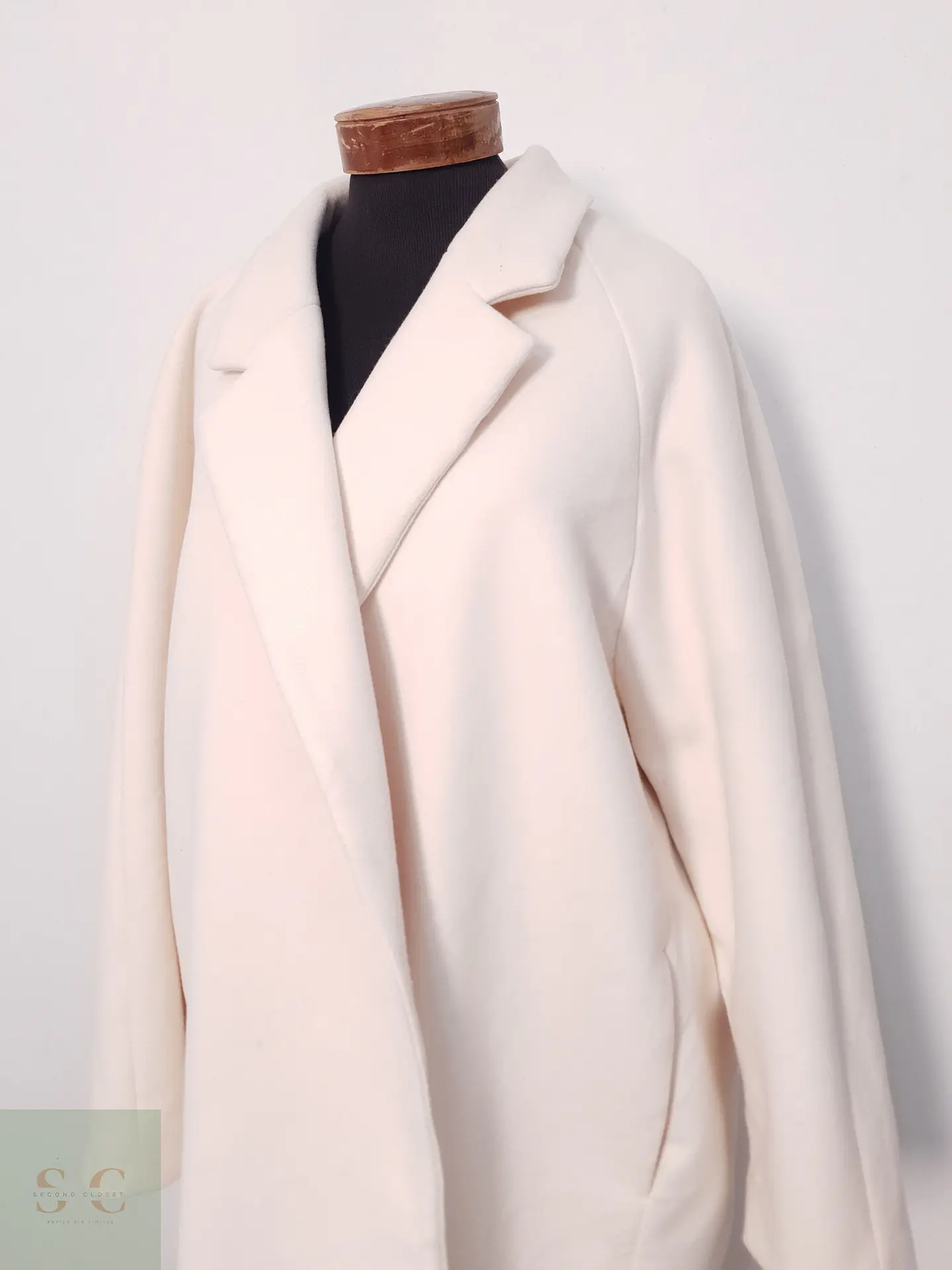 Abrigo Mujer H&M Crudo Talla XXL 10