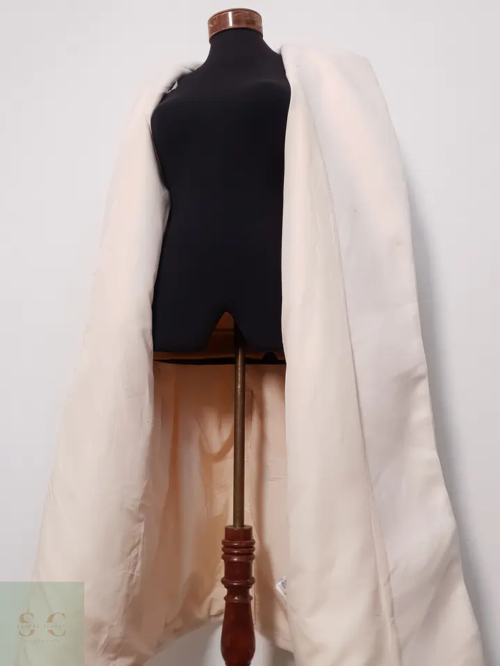 Abrigo Mujer H&M Crudo Talla XXL 11