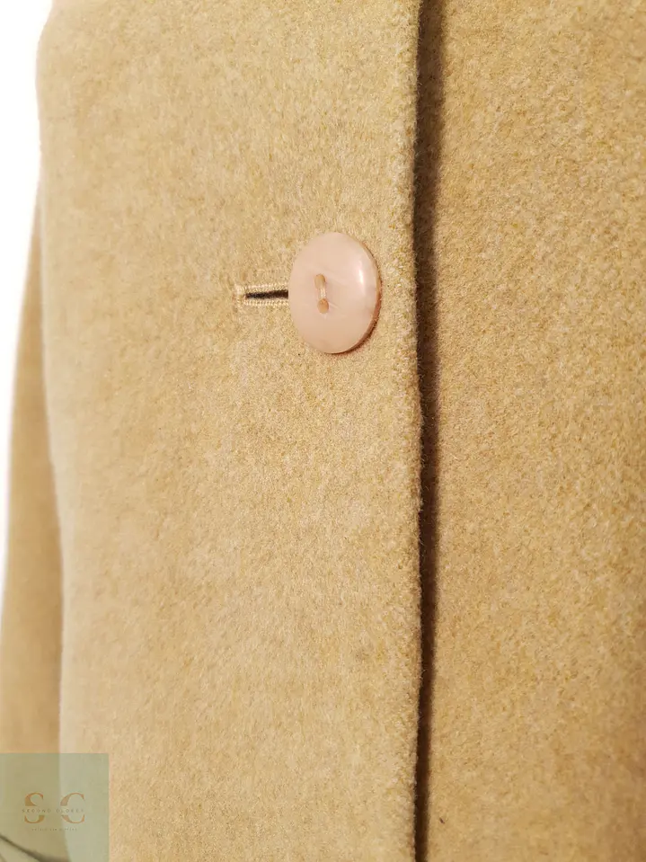 Abrigo Mujer Mostaza Talla XL 5