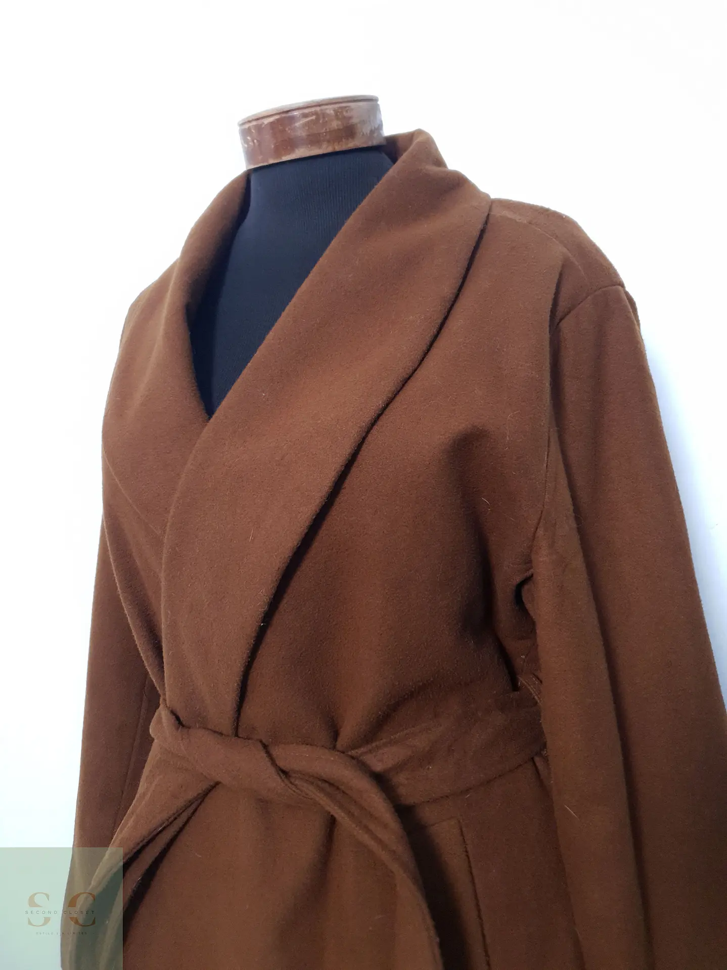 Abrigo Mujer Terracota Talla XL 3