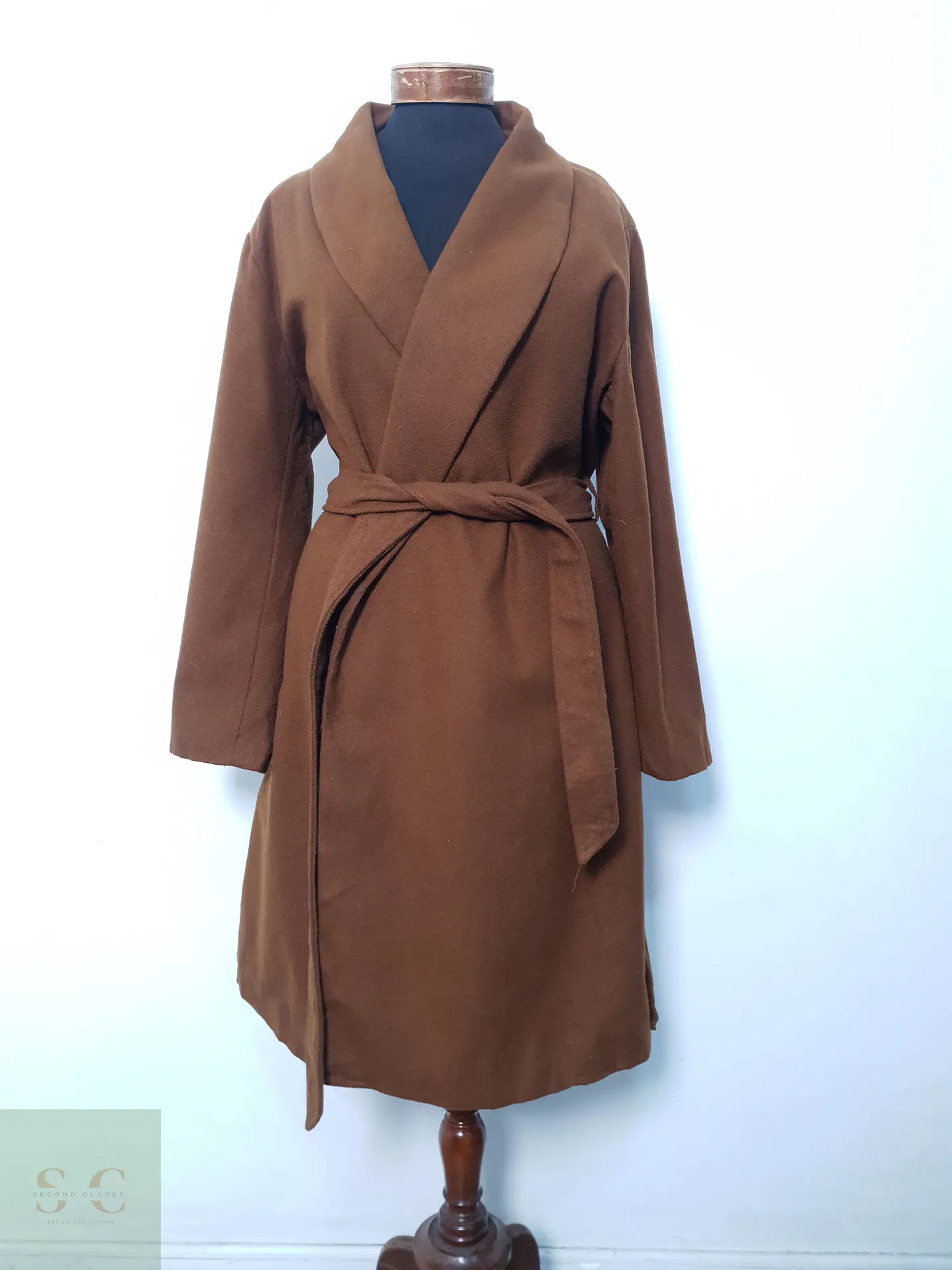 Abrigo Mujer Terracota Talla XL 5