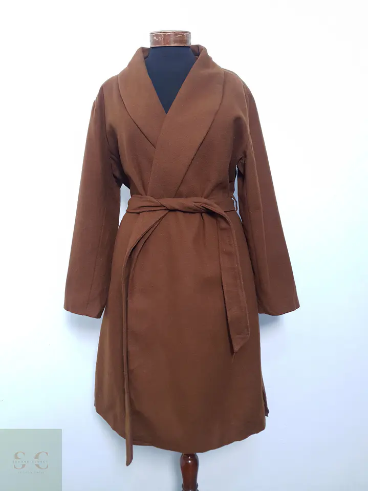 Abrigo Mujer Terracota Talla XL 8