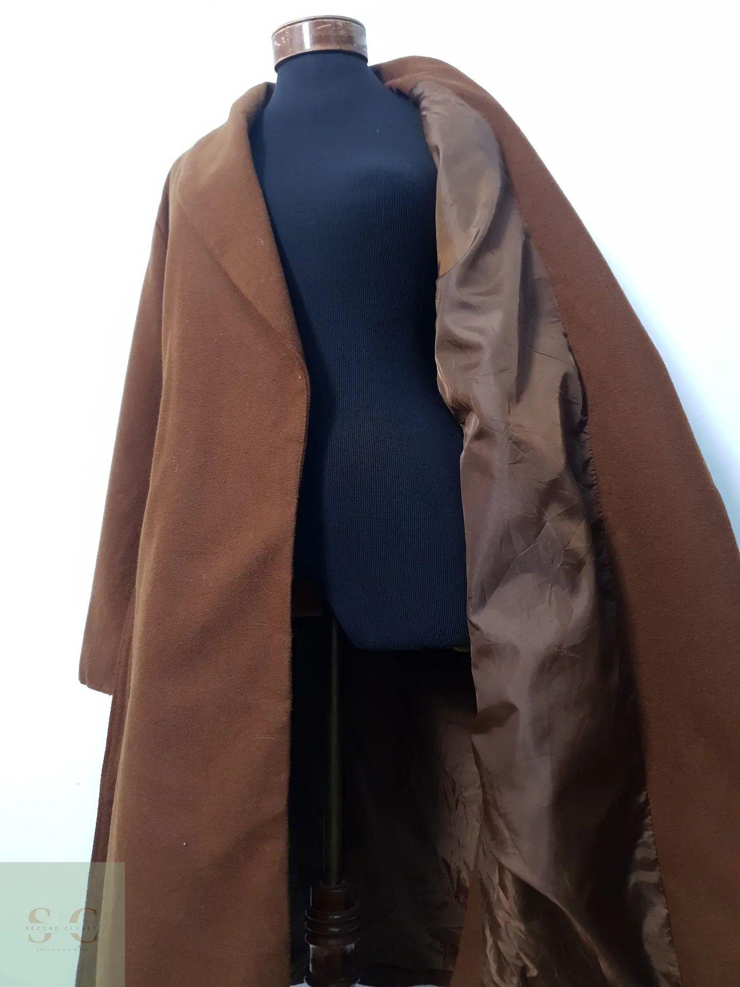 Abrigo Mujer Terracota Talla XL 12