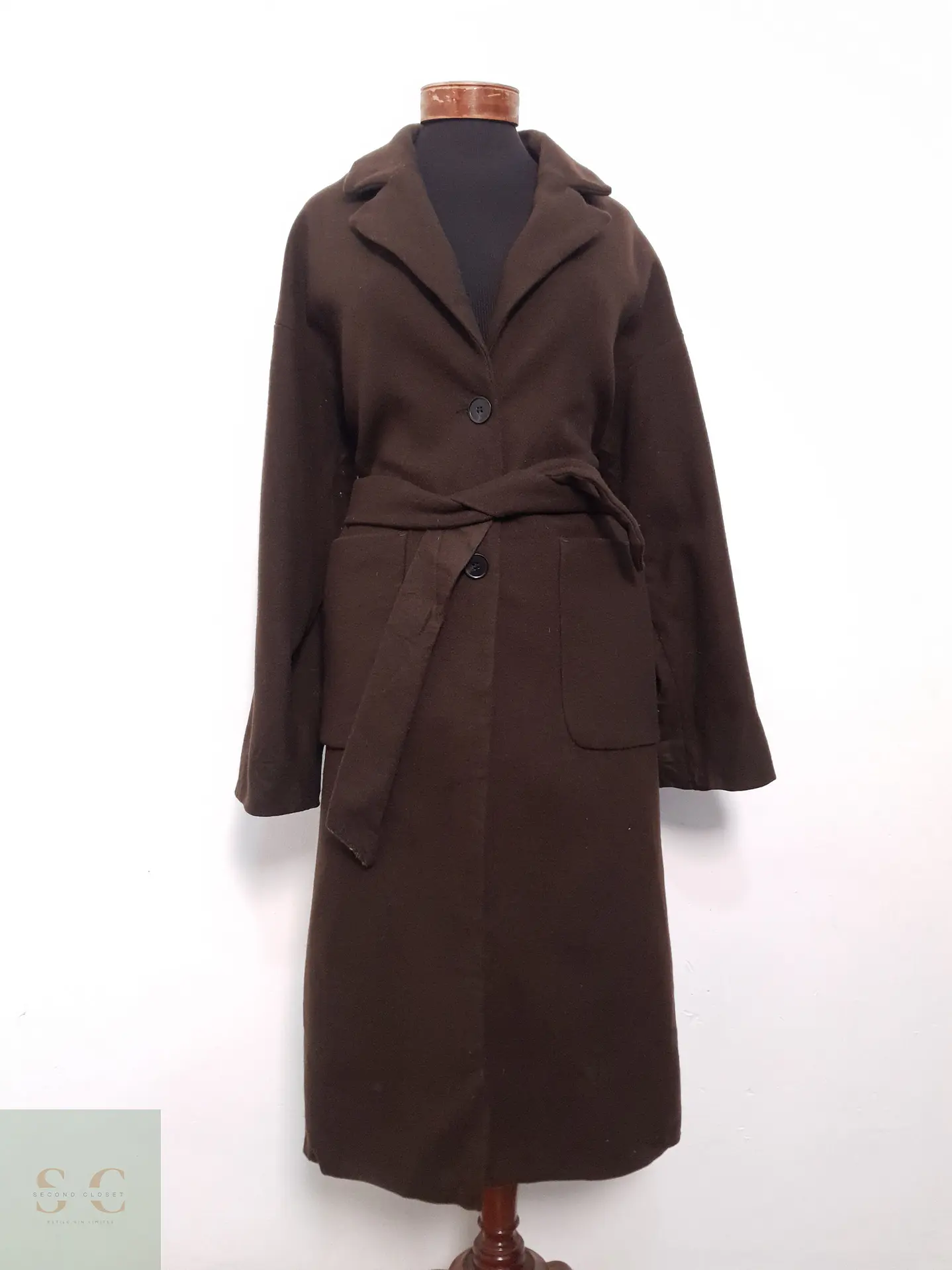 Abrigo Mujer Chocolate Talla ML 1