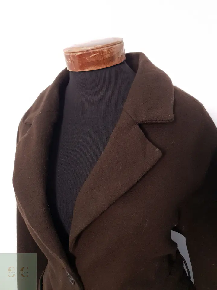 Abrigo Mujer Chocolate Talla ML 10