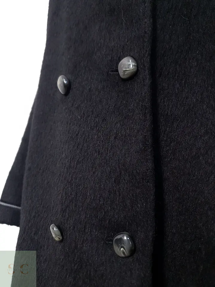 Abrigo Mujer Llama Negro Talla ML 6