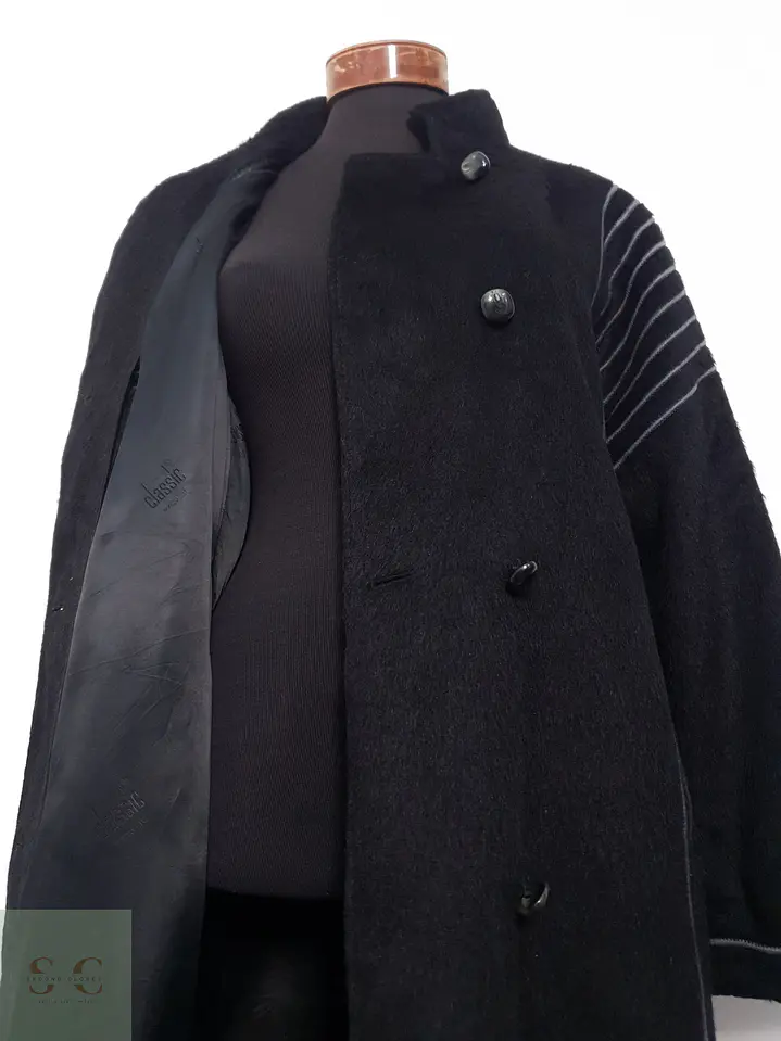 Abrigo Mujer Llama Negro Talla ML 13