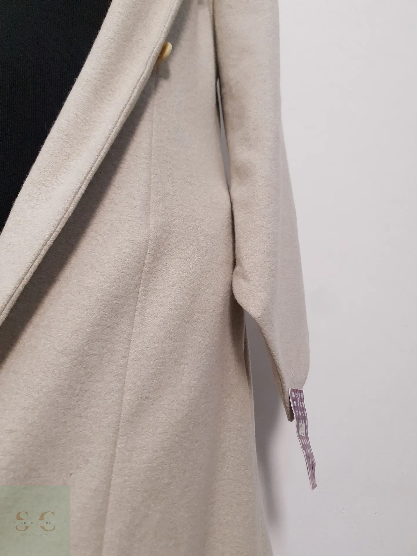 Abrigo Largo Dirk Zilken Mujer Beige Talla M 10