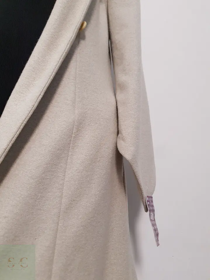 Abrigo Largo Dirk Zilken Mujer Beige Talla M 10