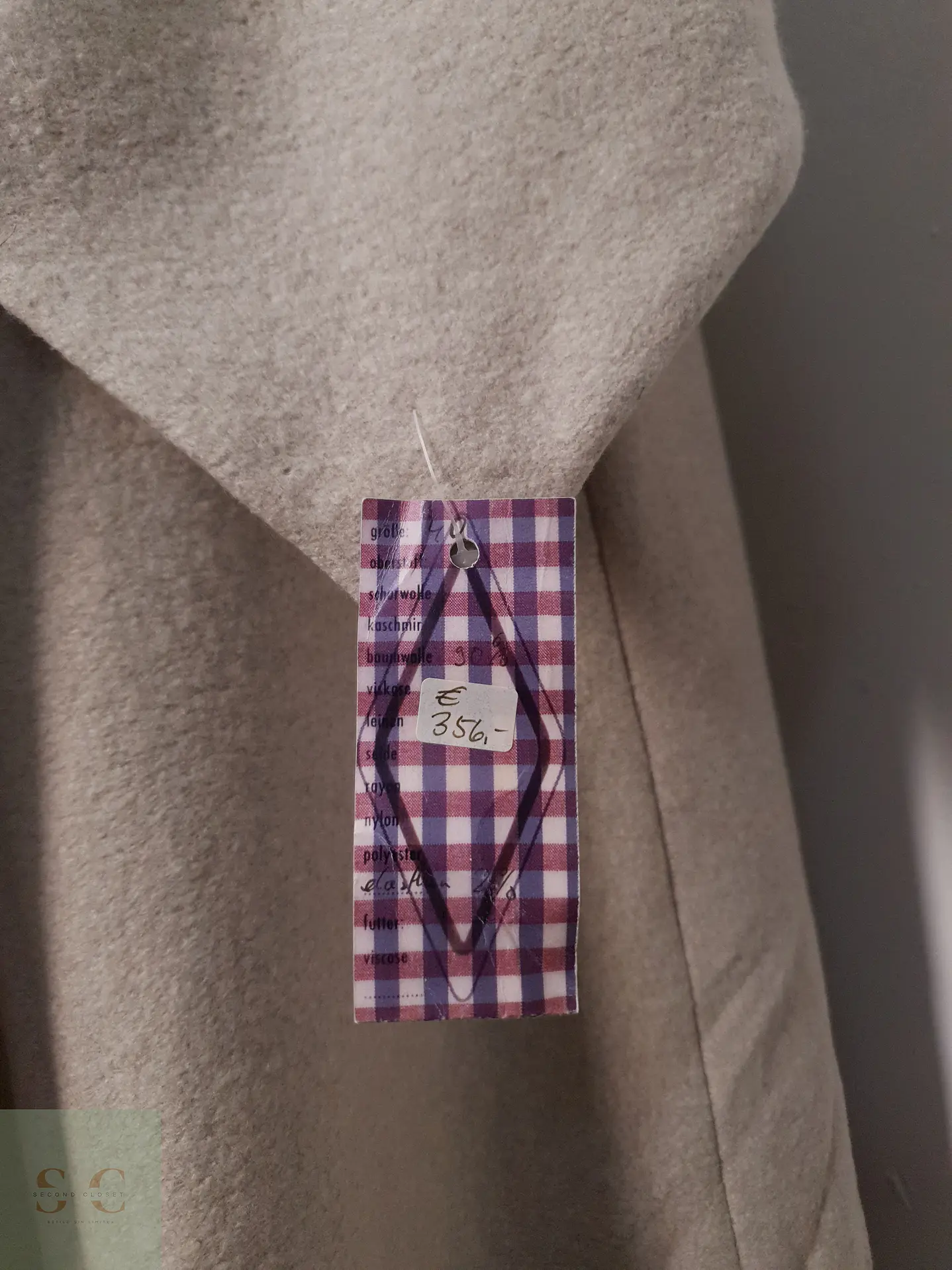 Abrigo Largo Dirk Zilken Mujer Beige Talla M 14