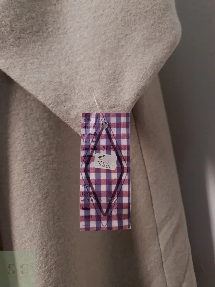 Abrigo Largo Dirk Zilken Mujer Beige Talla M 14