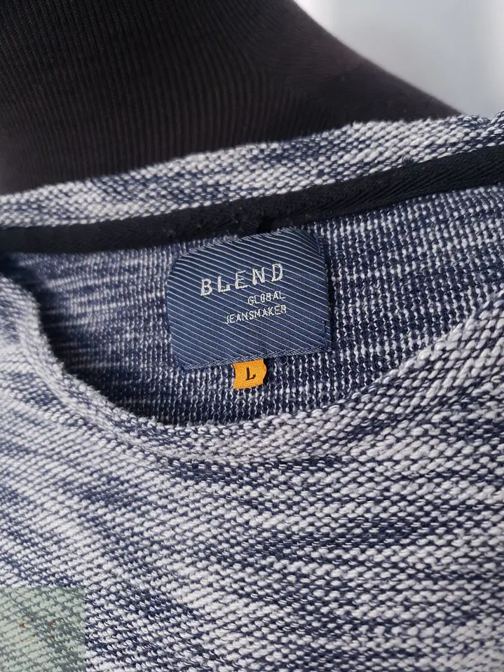 Suéter Hombre Blend Gris Jaspeado Talla L 3