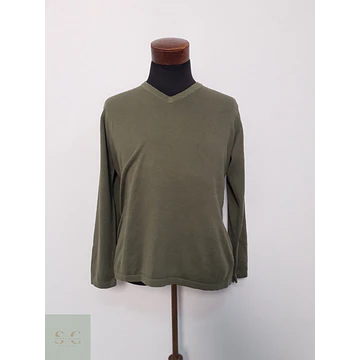 Suéter Hombre Long Island Verde Ligero Talla M