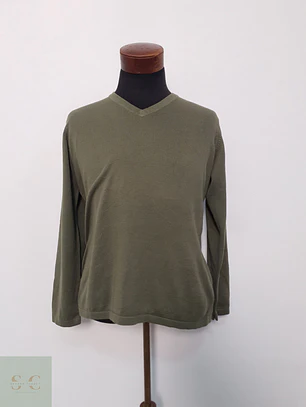 Suéter Hombre Long Island Verde Ligero Talla M