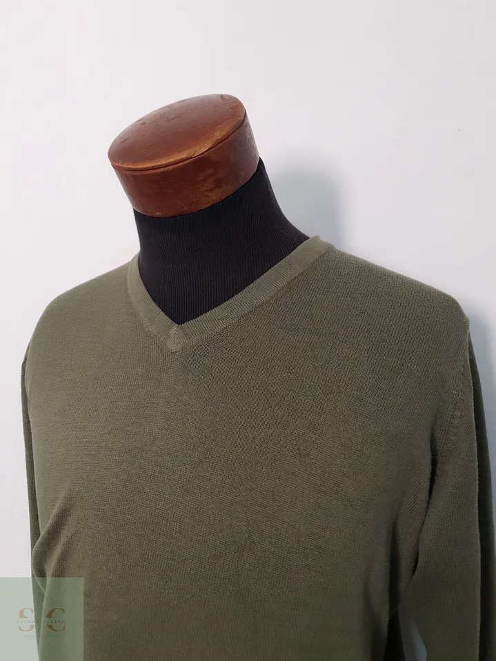 Suéter Hombre Long Island Verde Ligero Talla M 3