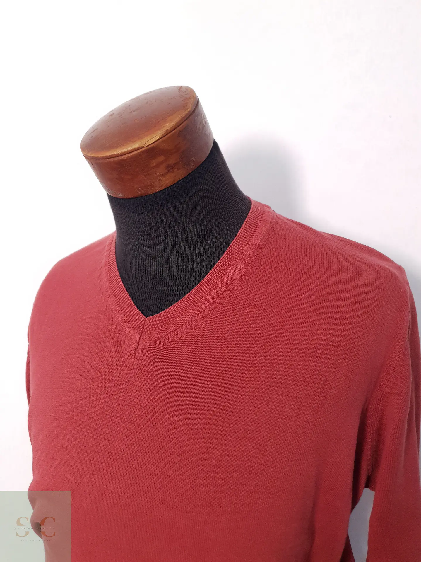 Suéter Hombre Man Rojo Ligero Talla L 2