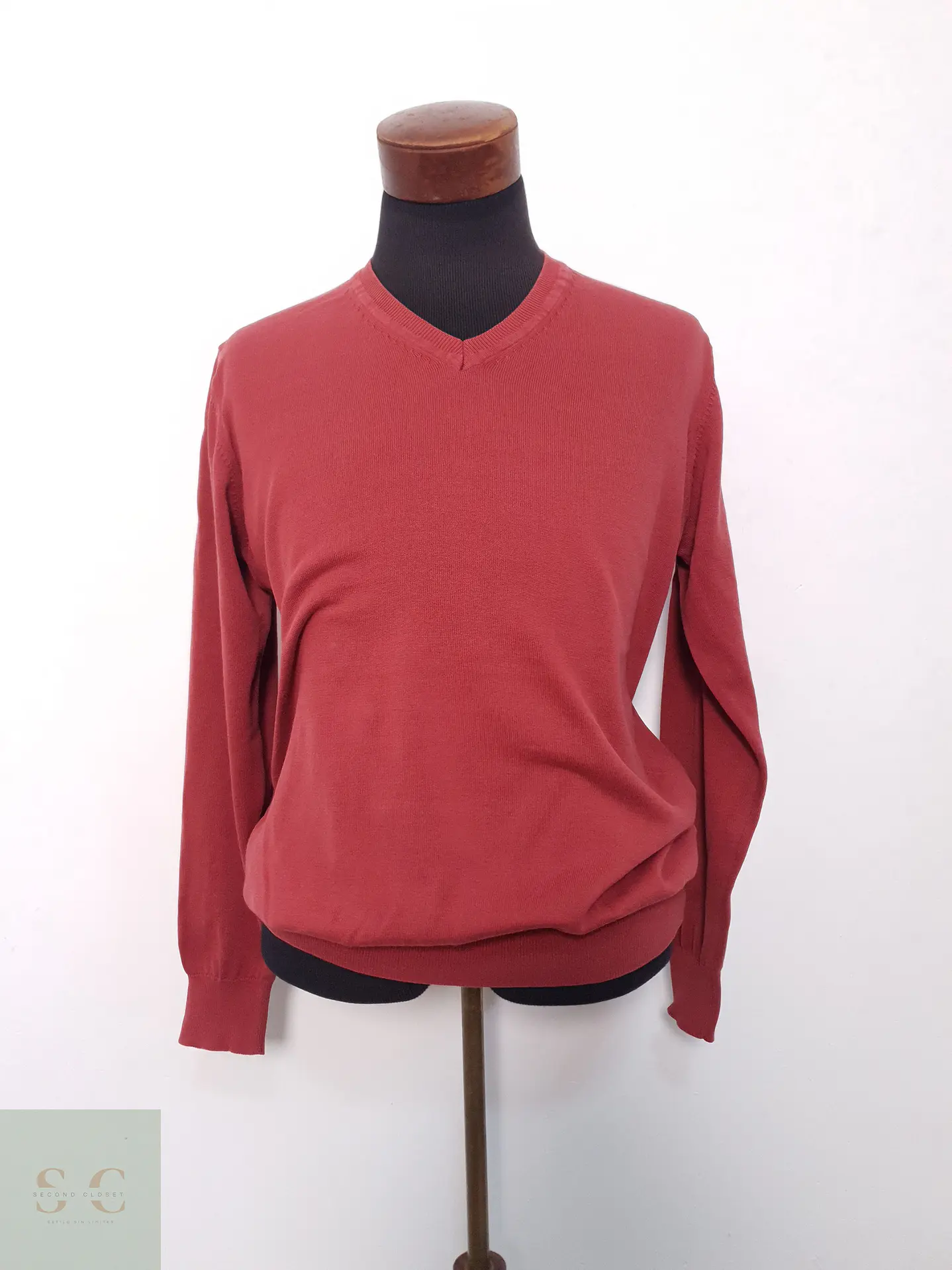 Suéter Hombre Man Rojo Ligero Talla L 1