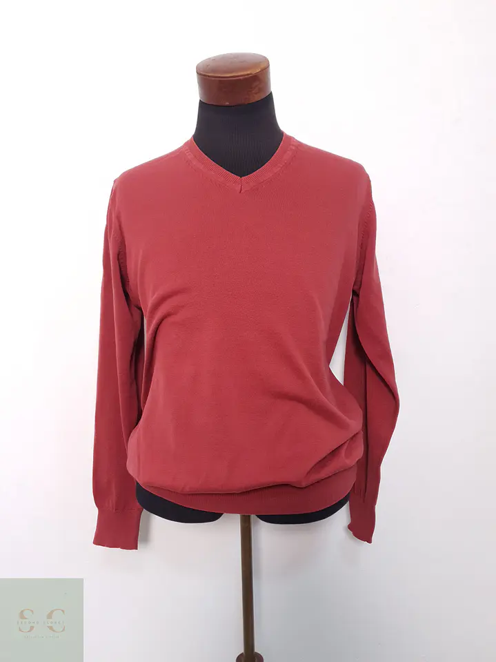 Suéter Hombre Man Rojo Ligero Talla L 1