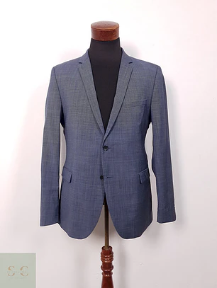 Blazer Strellson lana virgen azul TALLA M