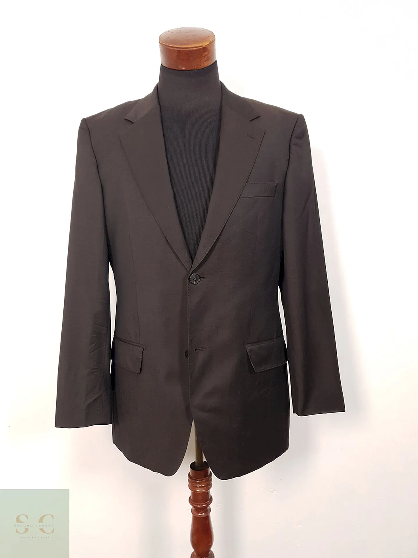 Blazer Hugo Boss Super 150 lana premium café TALLA ML 2