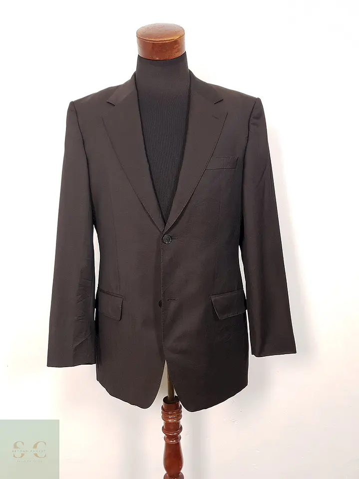 Blazer Hugo Boss Super 150 lana premium café TALLA ML 2