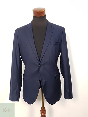 Blazer azul marino liso corte clásico Selected Homme TALLA ML