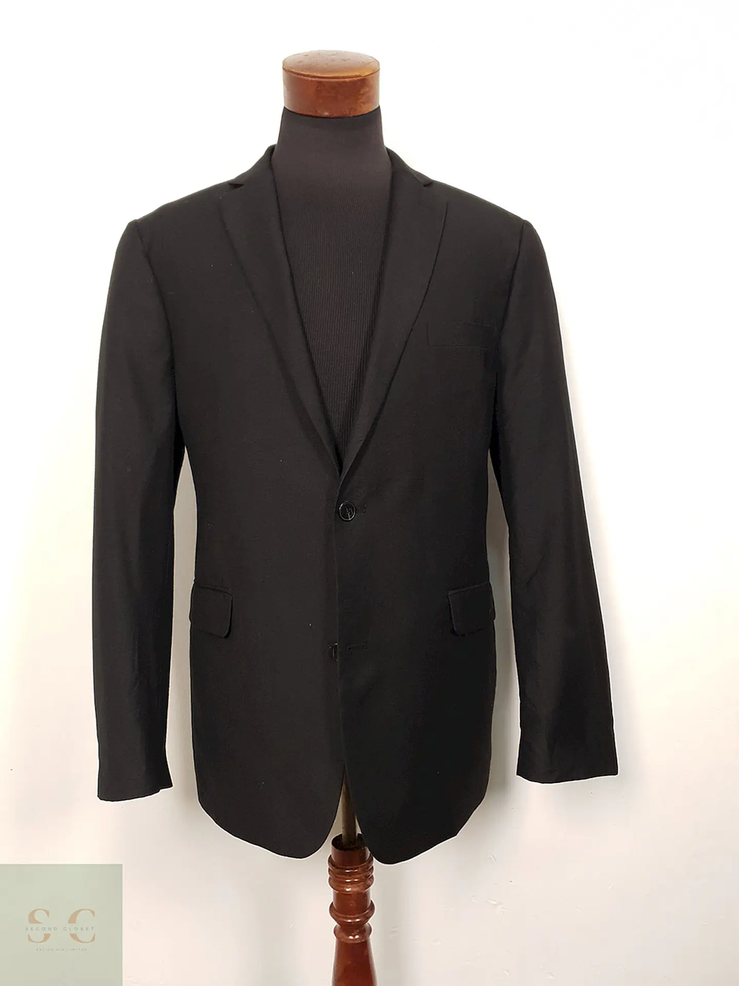 Blazer negro Angelo Litrico sastrería clásica TALLA L 2