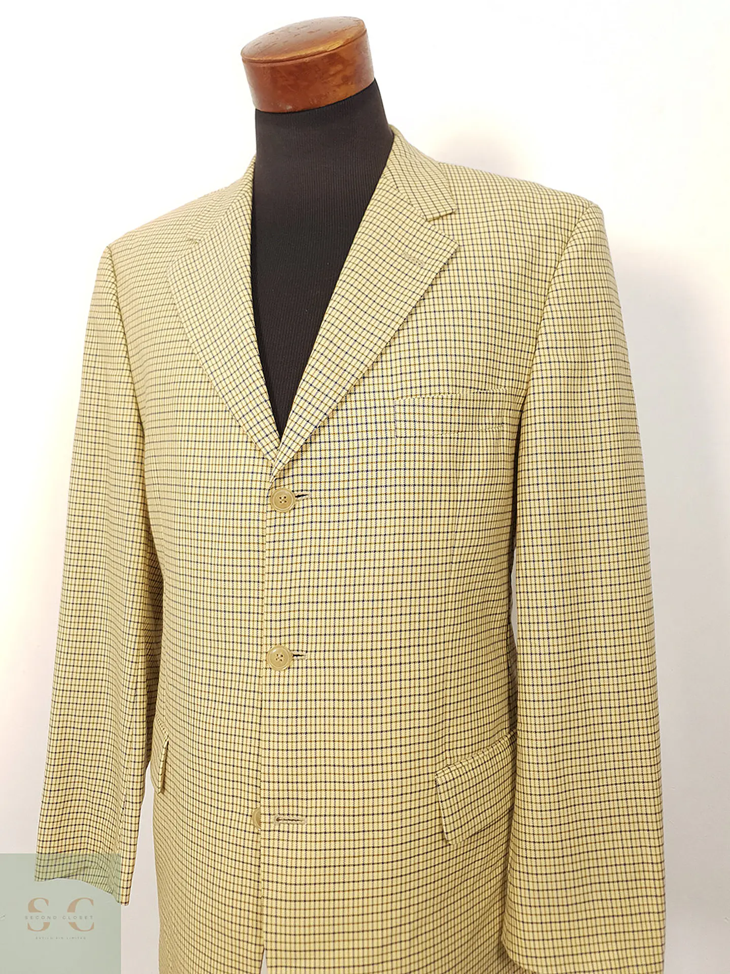 Blazer Roy Robson lana virgen cuadros premium TALLA LXL 4