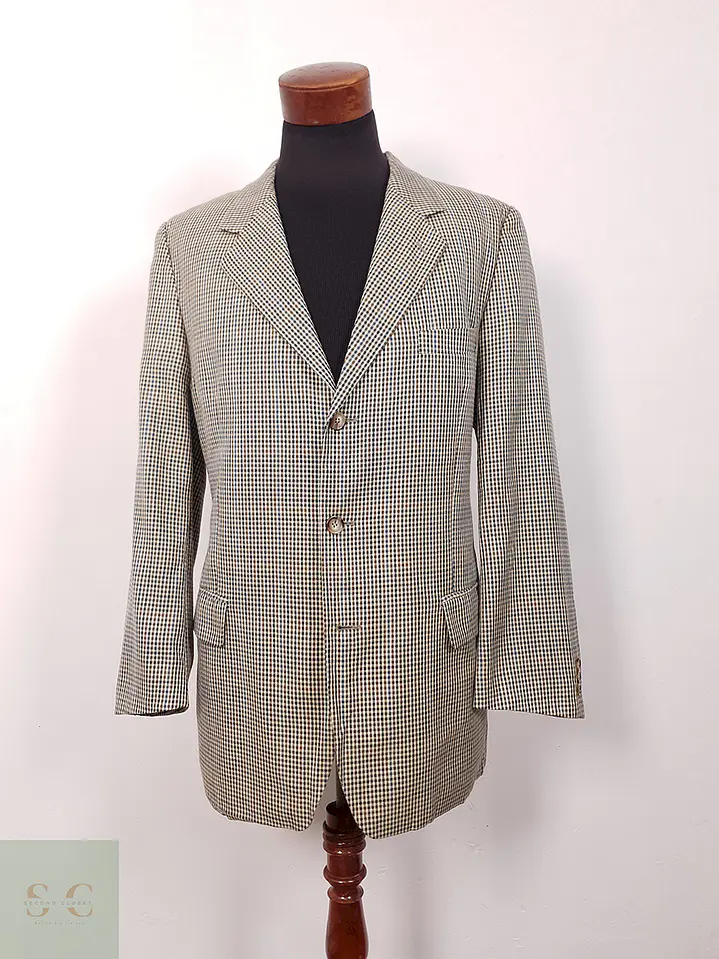 Blazer Barisal cuadro fino multicolor TALLA M 1