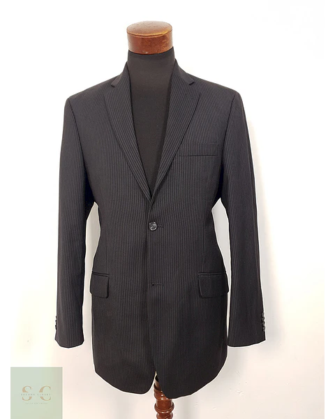 Blazer Ketro plomo a rayas sastrería clásica TALLA ML