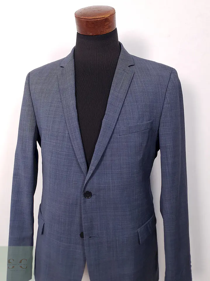 Blazer Strellson lana virgen azul TALLA M 3