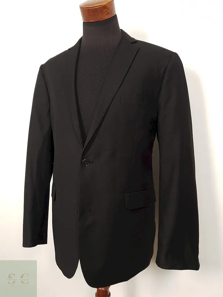 Blazer negro Angelo Litrico sastrería clásica TALLA L 3