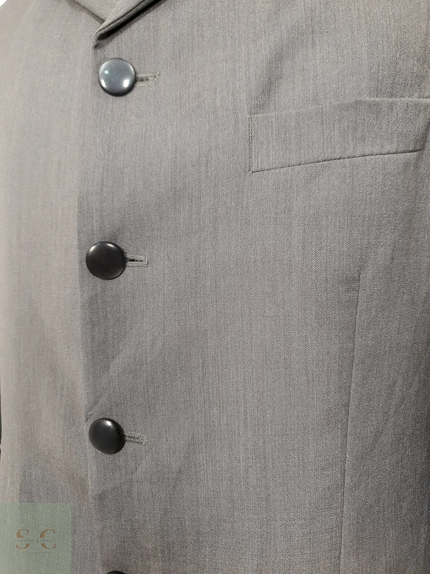 Blazer Wilvorst lana y seda gris sastrería alemana premium – TALLA L 2