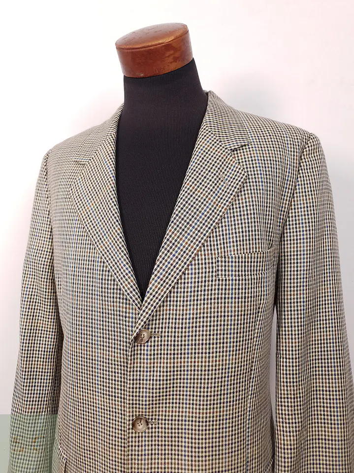 Blazer Barisal cuadro fino multicolor TALLA M 5