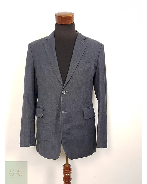 Blazer sastrería Happy lana azul clásico TALLA M