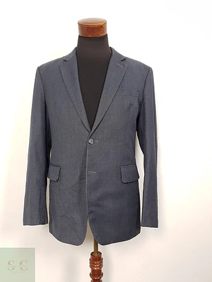 Blazer sastrería Happy lana azul clásico TALLA M