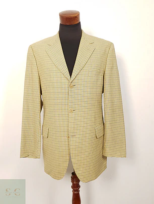Blazer Roy Robson lana virgen cuadros premium TALLA LXL