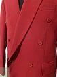 Blazer cruzado Berto Lucci rojo statement TALLA L - Miniatura 5