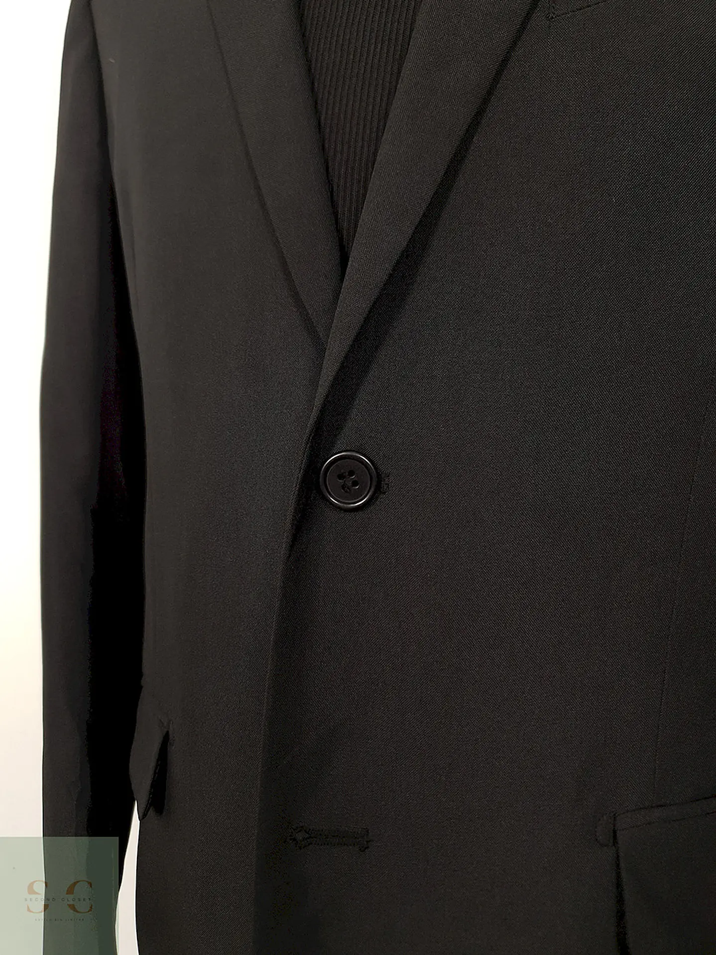 Blazer negro Cedarwood State sastrería clásica ligera TALLA S 7