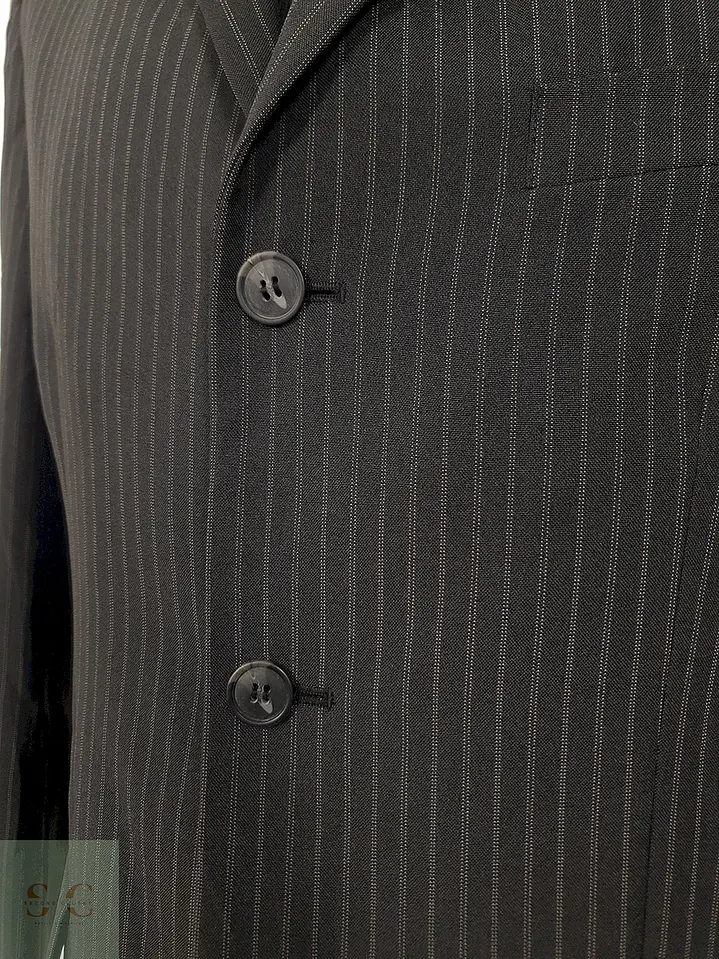 Blazer Angelo Litrico plomo a rayas clásico TALLA L 6