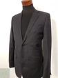 Blazer gris plomo 100% lana virgen J. Fedders sastrería clásica TALLA S - Miniatura 3