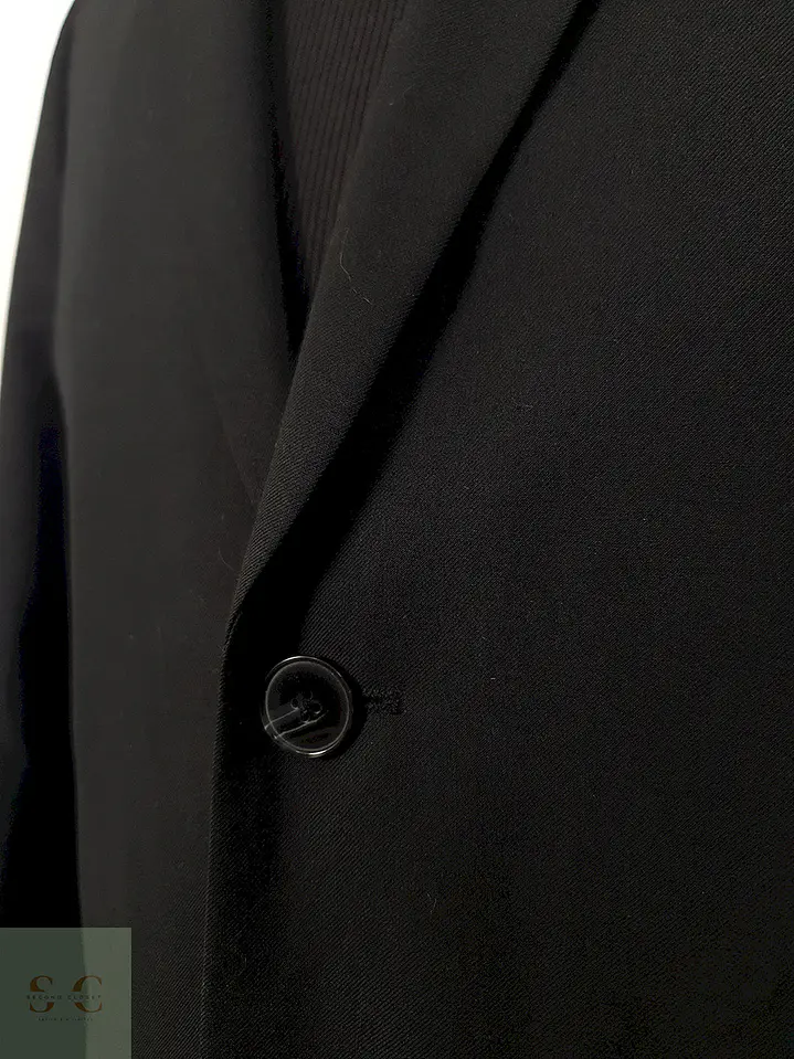 Blazer Angelo Litrico negro liso clásico TALLA S 5