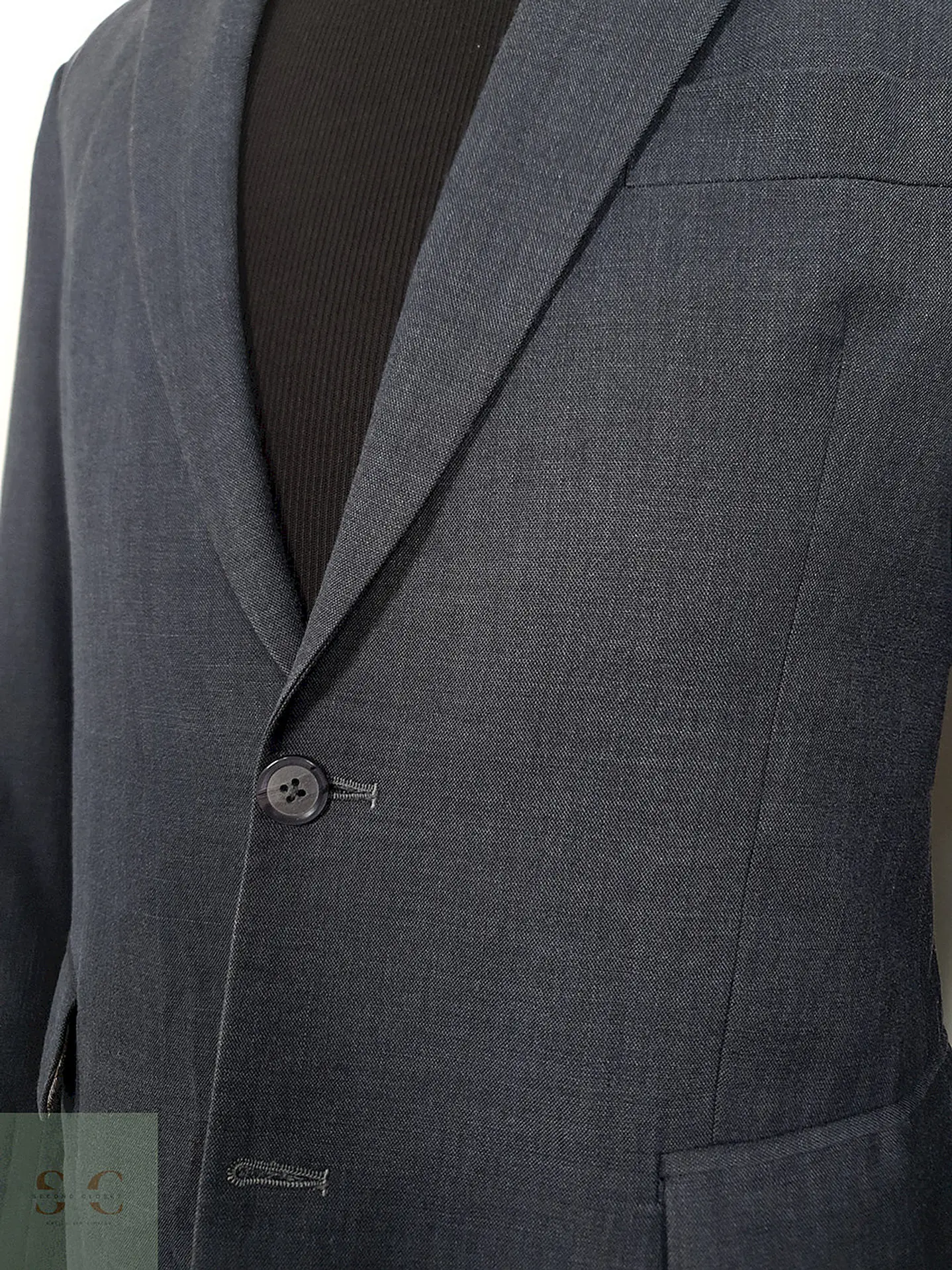 Blazer sastrería Happy lana azul clásico TALLA M 5