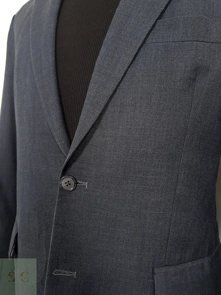 Blazer sastrería Happy lana azul clásico TALLA M 5